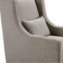 Elements International Whittier Accent Arm Chair - Westin Taupe IMAGE 7