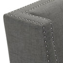 Elements International Whittier Accent Arm Chair - Westin Charcoal IMAGE 6