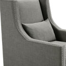 Elements International Whittier Accent Arm Chair - Westin Charcoal IMAGE 7