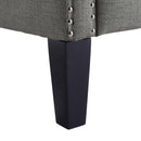 Elements International Whittier Accent Arm Chair - Westin Charcoal IMAGE 9
