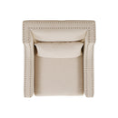 Elements International Whittier Accent Arm Chair - Westin Natural IMAGE 5