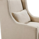 Elements International Whittier Accent Arm Chair - Westin Natural IMAGE 7
