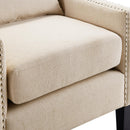 Elements International Whittier Accent Arm Chair - Westin Natural IMAGE 8