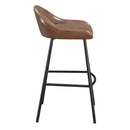 Elements International Braylon BBY400BSE Bar Stool - Brown IMAGE 3