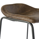 Elements International Cruz BCZ400BSE Bar Stool - Brown IMAGE 5