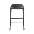 Elements International Cruz BCZ900BSE Bar Stool - Gray IMAGE 2