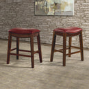 Elements International Fiesta LFS100CSTRD 24" Backless Counter Height Stool - Red IMAGE 8