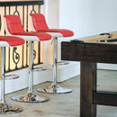 Elements International Melanie BML500BSE Bar Stool - Red IMAGE 10