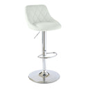 Elements International Melissa BMS700BSE Bar Stool - White IMAGE 1
