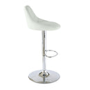 Elements International Melissa BMS700BSE Bar Stool - White IMAGE 3
