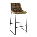 Elements International Seth BSH400BSE Bar Stool - Brown IMAGE 1