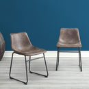 Elements International Wes BWS400SE Chair - Brown IMAGE 10