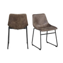 Elements International Wes BWS400SE Chair - Brown IMAGE 9
