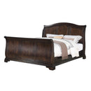 Elements International Cameron CM750QSB Queen Sleigh Bed - Cherry IMAGE 1