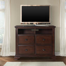 Elements International Canton Cherry CN600TV Media Chest IMAGE 3