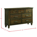 Elements International Chatham CH600DR Dresser - Dark Walnut IMAGE 11