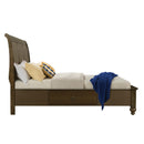 Elements International Chatham CH650KB King Platform 4-Drawer Storage Bed - Dark Walnut IMAGE 3