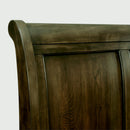 Elements International Chatham CH650QB Queen Platform 4-Drawer Storage Bed - Dark Walnut IMAGE 4