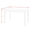 Elements International Alex DAX4007CS 7 pc Counter Height Dining Set IMAGE 16