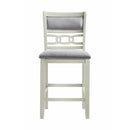 Elements International Amherst DAH750CSC Counter Height Side Chair - Bisque IMAGE 2