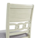 Elements International Amherst DAH750CSC Counter Height Side Chair - Bisque IMAGE 7