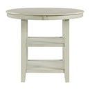 Elements International Amherst DAH750CT Counter Height Dining Table - Bisque IMAGE 2