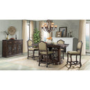 Elements International Chesley DCL100CTB Counter Height Dining Table IMAGE 9