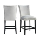Elements International Francesca CFC300CVSC Counter Height Dining Chair - Gray IMAGE 7