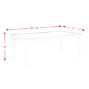 Elements International Kayla DKY300DT Dining Table with Storage IMAGE 13