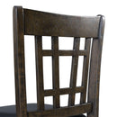 Elements International Max DMX600SC Counter Height Side Chair- Walnut IMAGE 7