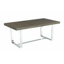 Elements International Nadia CDND100DTB Dining Table IMAGE 1