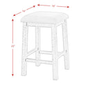 Elements International Caesar TCA100BTSP 4 pc Counter Height Dinette IMAGE 19