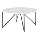 Elements International Cedric CCR100CT Round Coffee Table IMAGE 1
