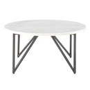 Elements International Cedric CCR100CT Round Coffee Table IMAGE 2