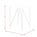 Elements International Cedric CCR100ET Round End Table IMAGE 10