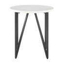 Elements International Cedric CCR100ET Round End Table IMAGE 2
