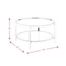Elements International Edith CEH100CT Round Coffee Table IMAGE 10