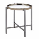 Elements International Edith CEH100ET Round End Table IMAGE 1