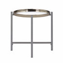 Elements International Edith CEH100ET Round End Table IMAGE 3