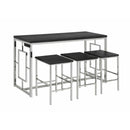 Elements International Ezra 4 pc Counter Height Dinette IMAGE 1