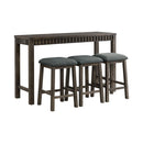 Elements International Shelter Bay Multipurpose Bar Table Set IMAGE 1