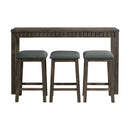 Elements International Shelter Bay Multipurpose Bar Table Set IMAGE 2