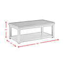 Elements International Stafford CSD800CT Rectangle Coffee Table IMAGE 8