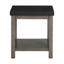 Elements International Stafford CSD800ET End Table IMAGE 2