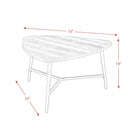 Elements International Tribeca CTB100CTE Nesting Coffee Table Set IMAGE 10