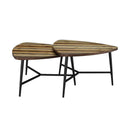 Elements International Tribeca CTB100CTE Nesting Coffee Table Set IMAGE 2