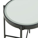 Elements International Vienna CSO100ETGL End Table with Glass Top IMAGE 4