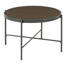 Elements International Vienna CSO100CTWD Round Coffee Table with Wooden Top IMAGE 1
