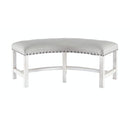 Elements International Condesa White Bench IMAGE 1