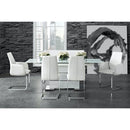 Elements International Estella DEL100AC Arm Chair - White IMAGE 2